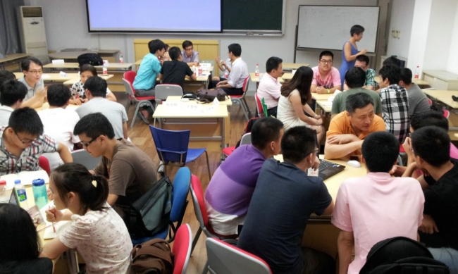 软件学院模块化教学专家讲授创业课程 软件学院模块化教学专家讲授创业课程