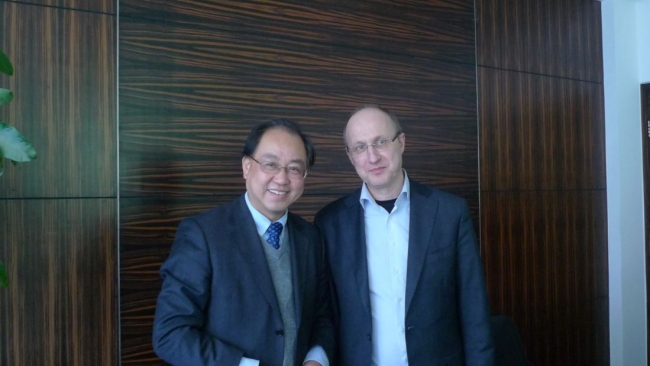 比利时布鲁塞尔自由大学副校长来访 比利时布鲁塞尔自由大学副校长来访